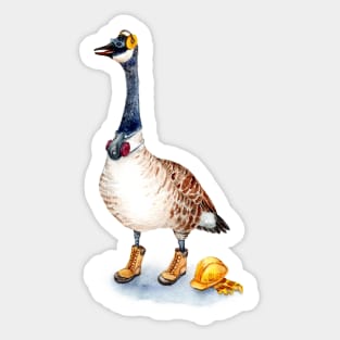 Safety Goose Sticker